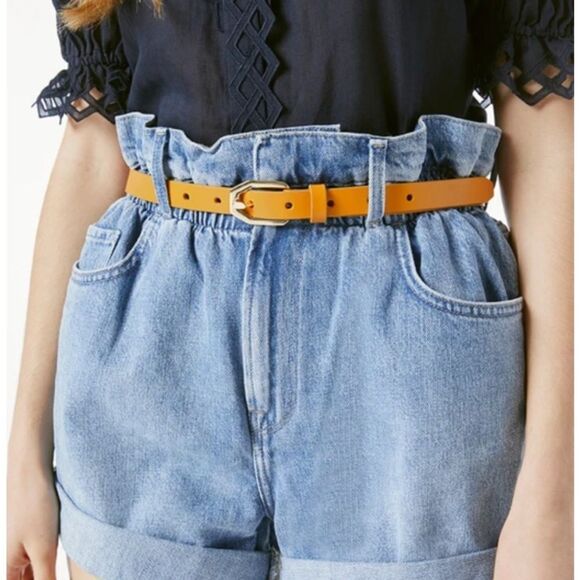 Frame Le Polygon Belt in Caramel NWT XS main image 4